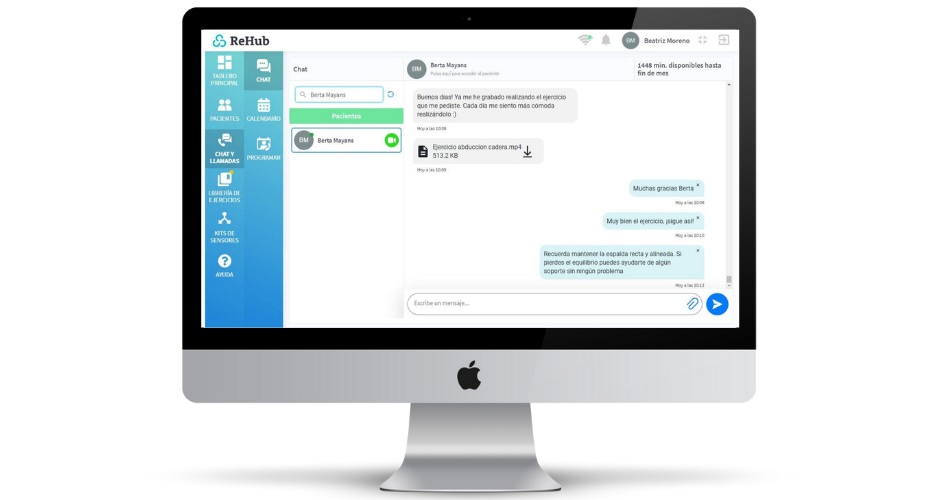 mensajes de chat rehub