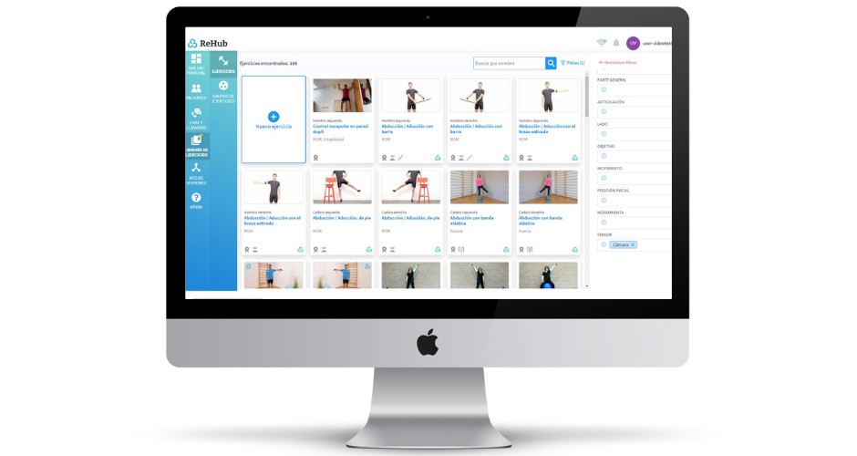 ejercicios rehub web