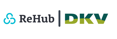 DKV logo con ReHub logo